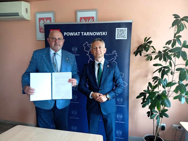 Starostowie Jacek Hudyma i Tomasz Stelmach