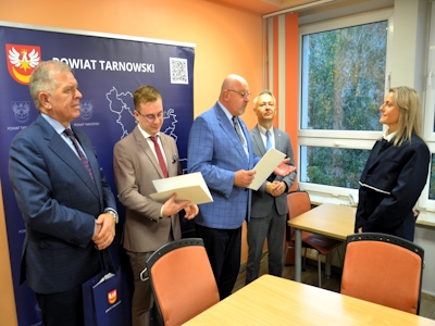 Starosta gratuluje sportowych wyników znakomitej biegaczce z Pleśnej