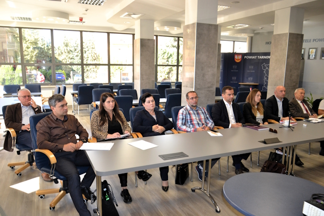 Radni powiatowi oraz przedstawiciele poszczególnych gmin