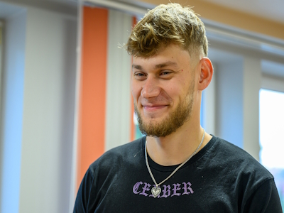 Na zdjęciu Mateusz Poręba