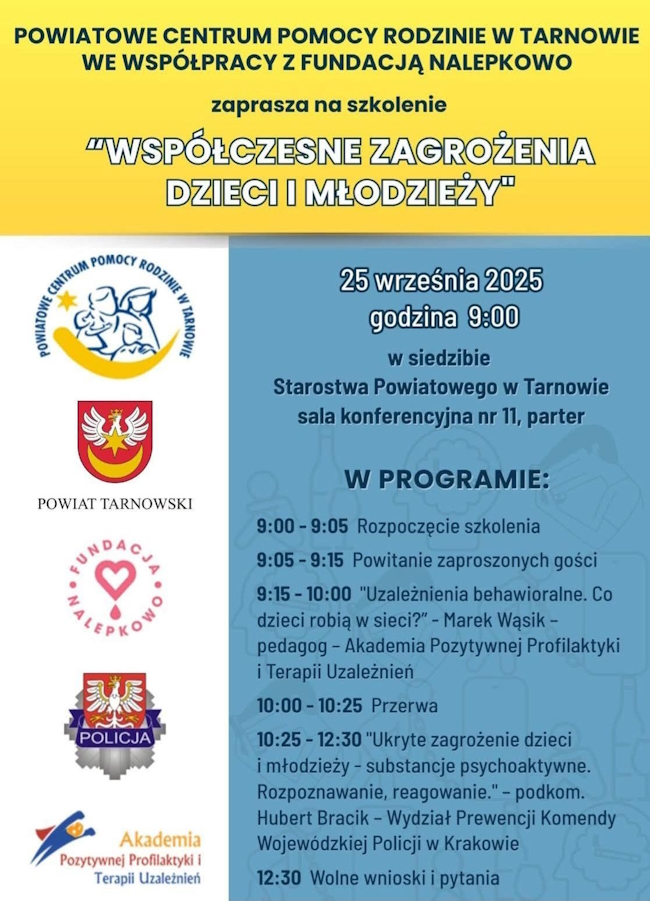 Plakat informujący o wydarzeniu