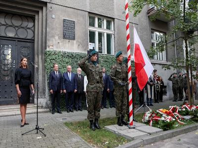 Apel Pamięci odczytywany podczas wydarzenia