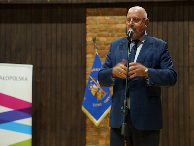 Starosta tarnowski podczas uroczystego otwarcia Gali Sołtysow